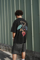 Nightfall Jorts Black