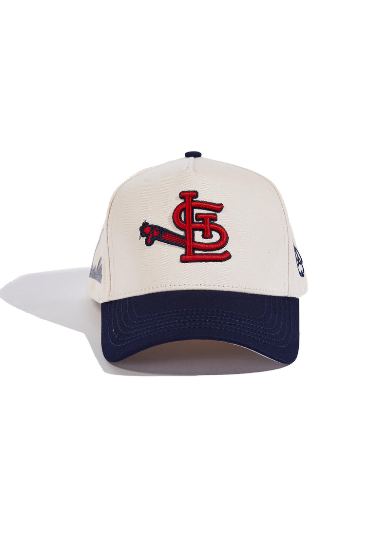 Stitches Men's Light Blue, Red St. Louis Cardinals Cooperstown