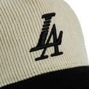 PARADISE LA CORDUROY HAT CREAM/BLACK