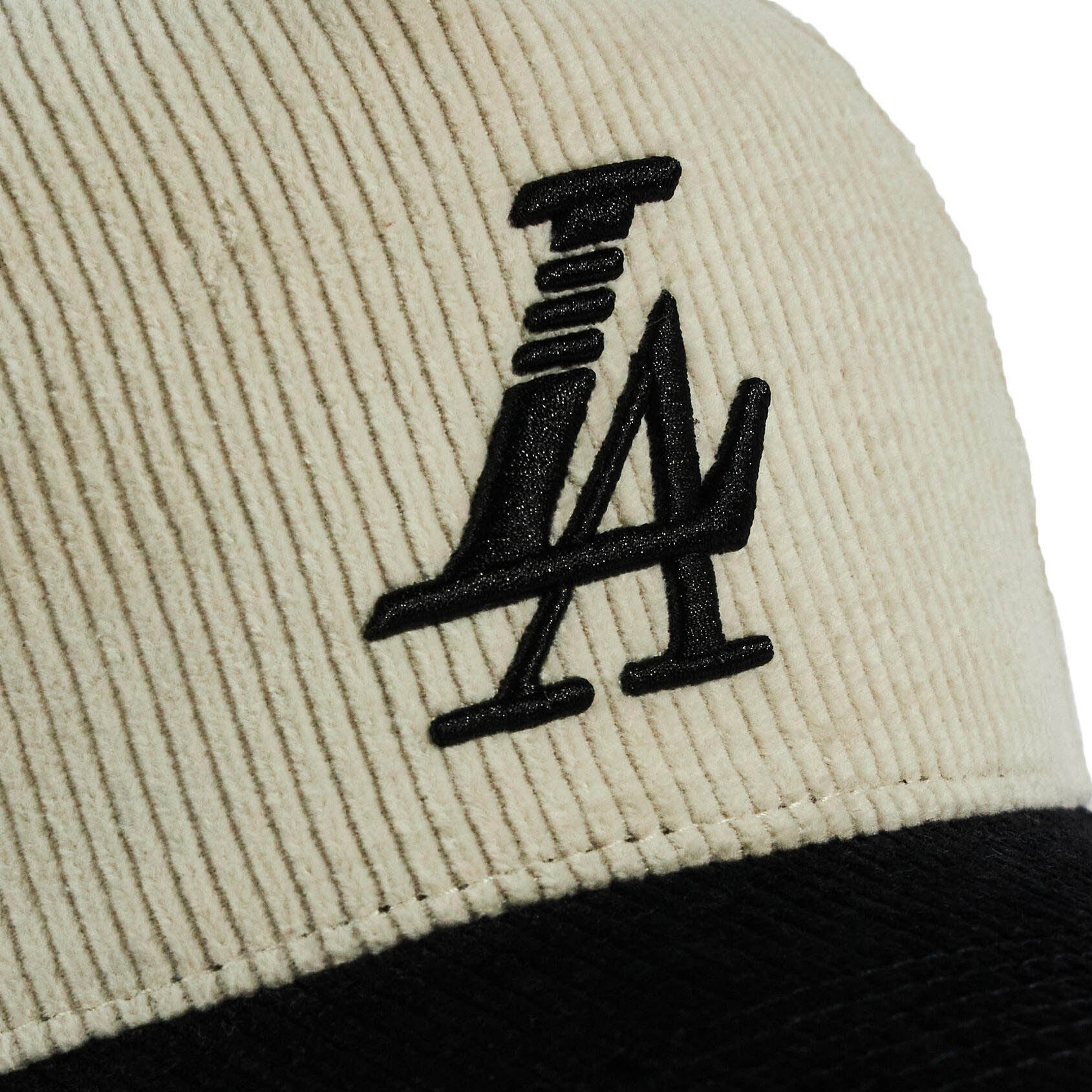 PARADISE LA CORDUROY HAT CREAM/BLACK