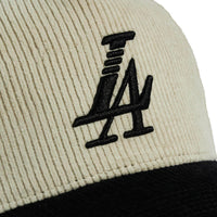 PARADISE LA CORDUROY HAT CREAM/BLACK