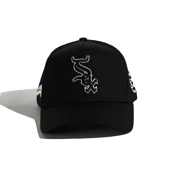 BULLSOX HAT BLACK/BLACK