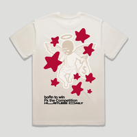 Red AllStar Sky Tee Cream