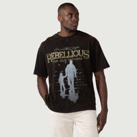 Rebellious For Our Fathers Tee Black