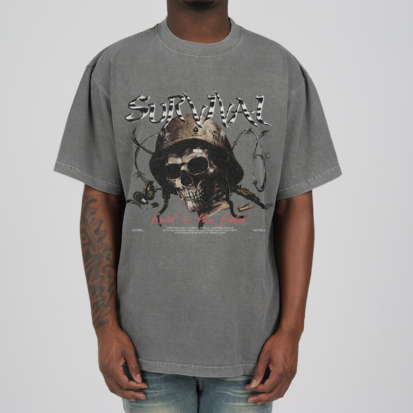 REBEL WORLD PREM TEE CEMENT