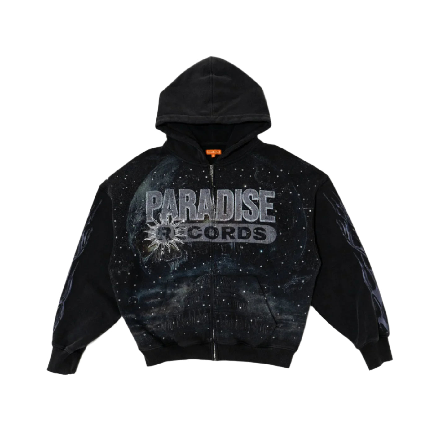 Paradise Records Hoodie Black
