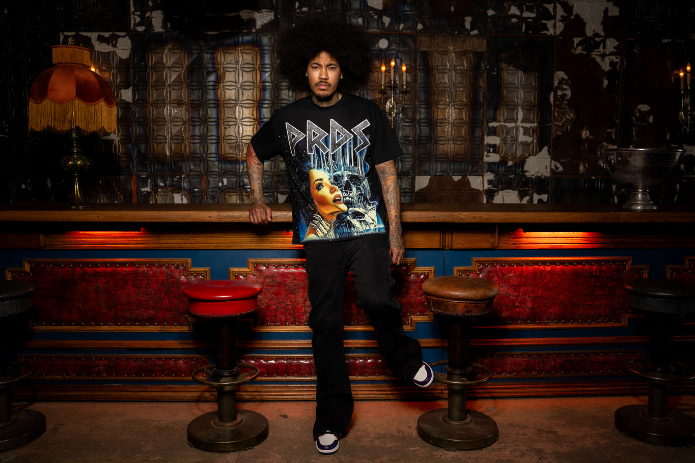 Galactic Doom Tee Black