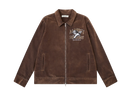 Upscale Velour Jacket Brown