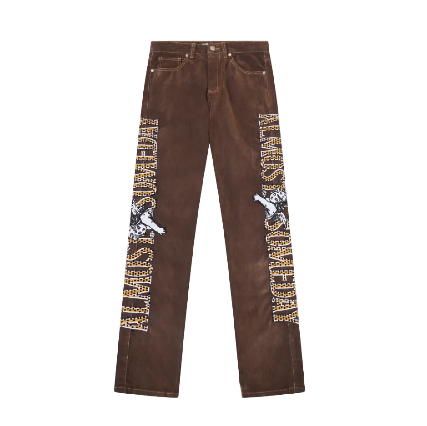 Upscale Velour Pants Brown