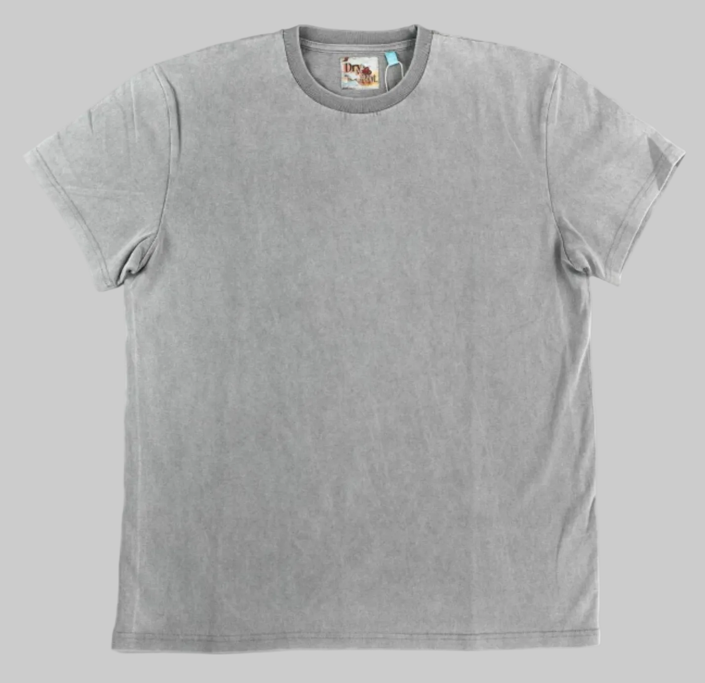 Dry Rot Classic Vintage Tee Dark Grey