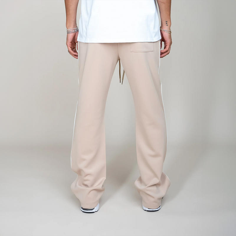 Perfect Piping Track Pants (Cream)