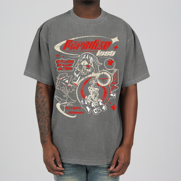 Paradise Lost Y2K TEE CEMENT - Retro Futuristic Graphic T-Shirt Paradise Lost Y2K TEE CEMENT - Retro Futuristic Graphic T-Shirt