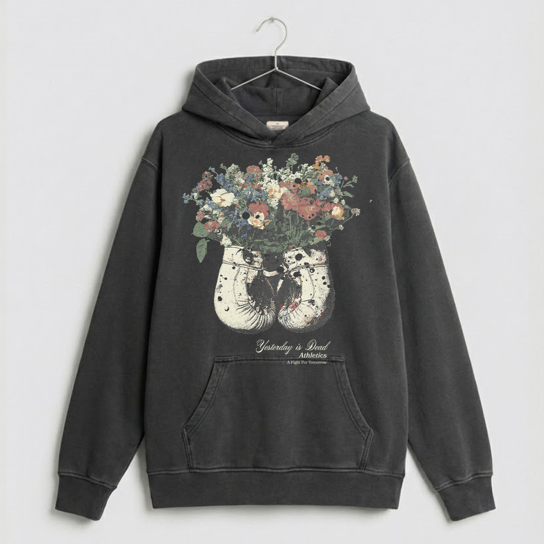 Fight For Tomorrow Hoodie Black Stone