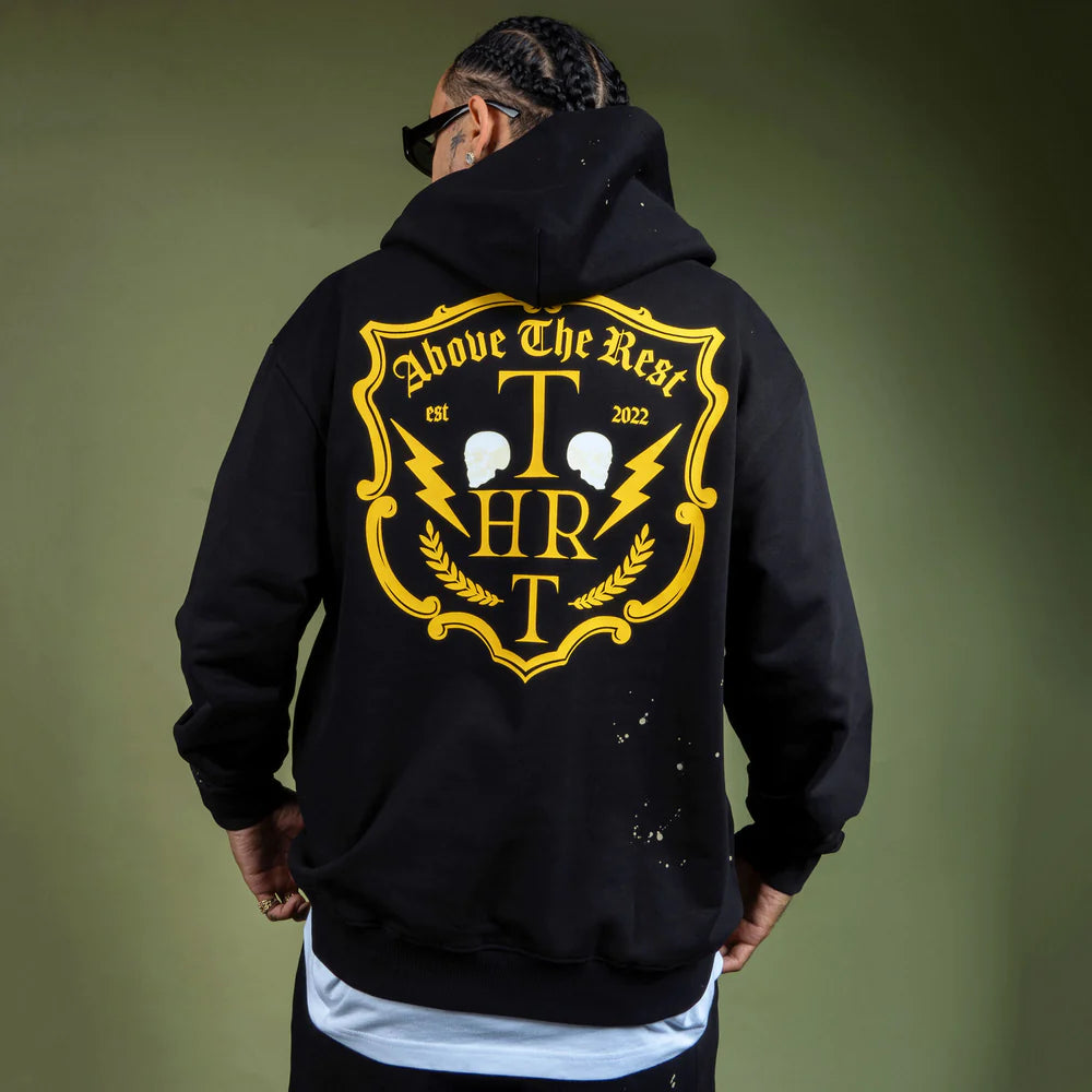 Above The Rest Mineral Hoodie black