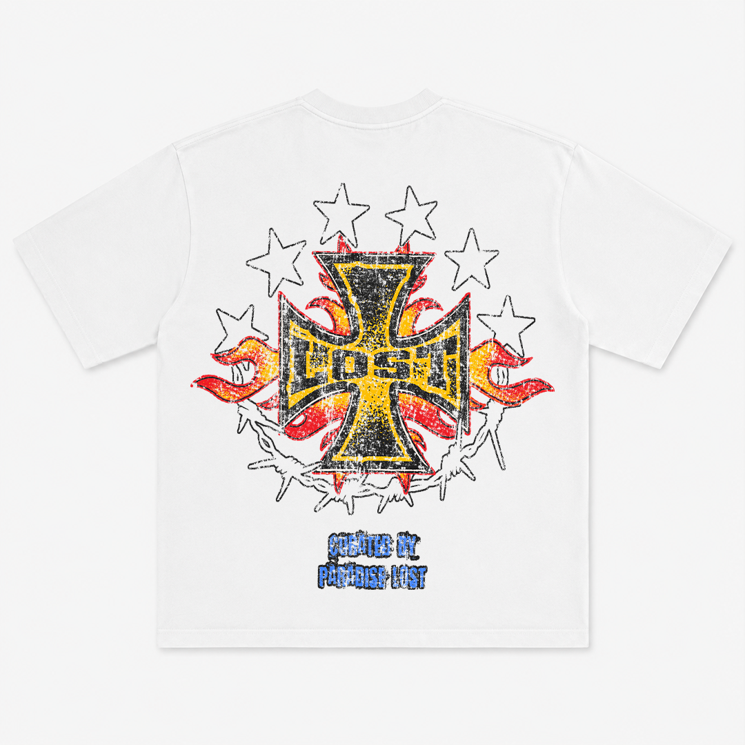 Iron Cross Tee (White)