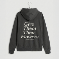 Fight For Tomorrow Hoodie Black Stone