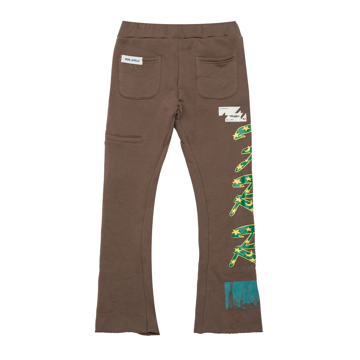 Psychic Flare Sweatpants Brown