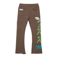 Psychic Flare Sweatpants Brown