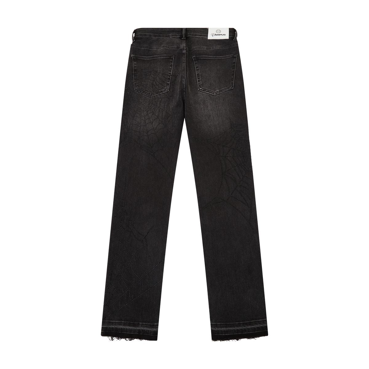 Broken Web Denim Black