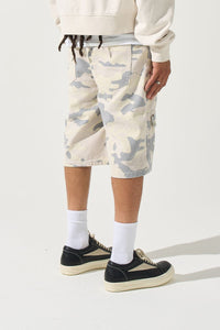 MONARCH Denim Shorts Camo