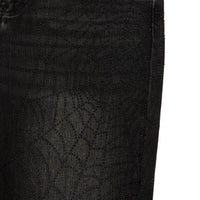 Broken Web Denim Black