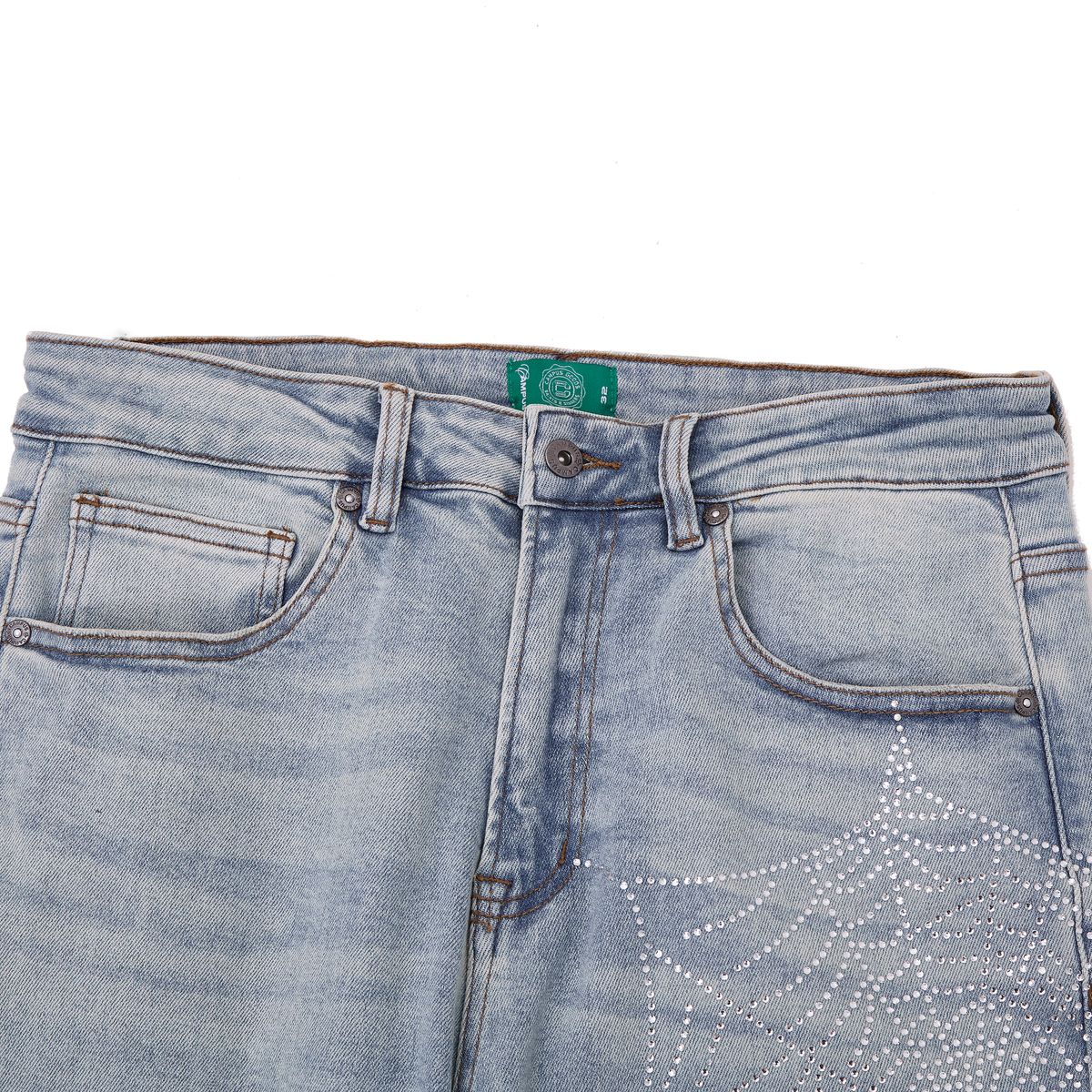 Broken Web Denim Blue
