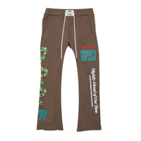 Psychic Flare Sweatpants Brown