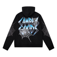 Broken Web Hoodie Black