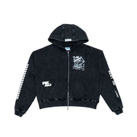 Flyer Zipup Hoodie Black