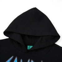 Broken Web Hoodie Black