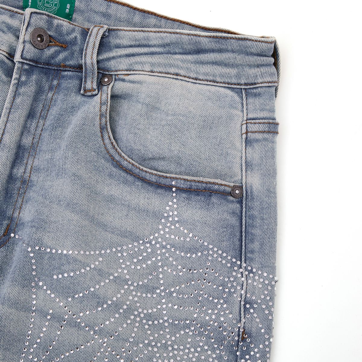 Broken Web Denim Blue