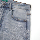 Broken Web Denim Blue