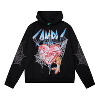 Broken Web Hoodie Black