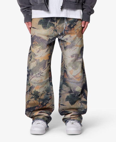 Camo Printed Ultra Baggy Denim – Survival Clothing & Footwear