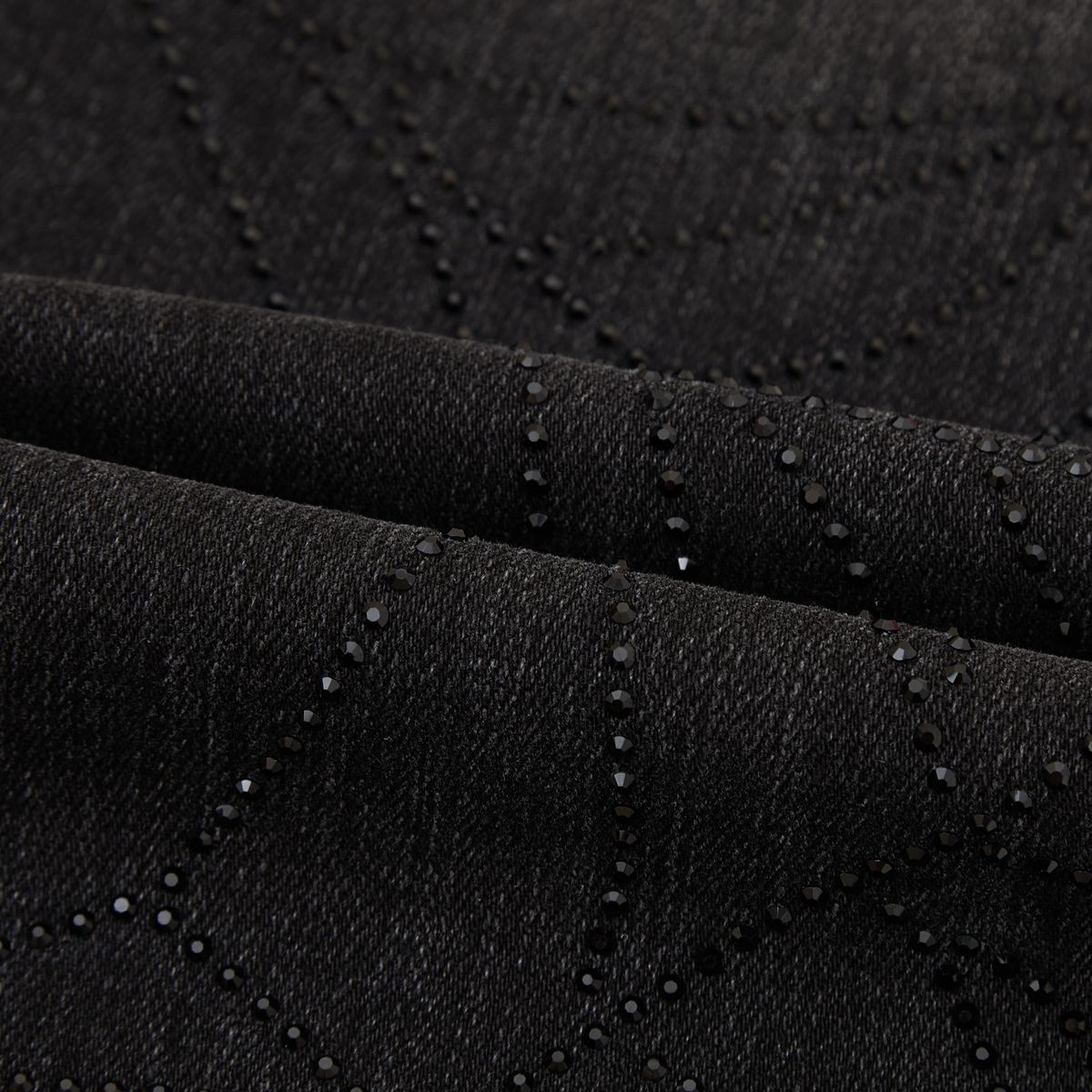 Broken Web Denim Black