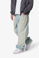 West Double Knee Denim Blue Wash