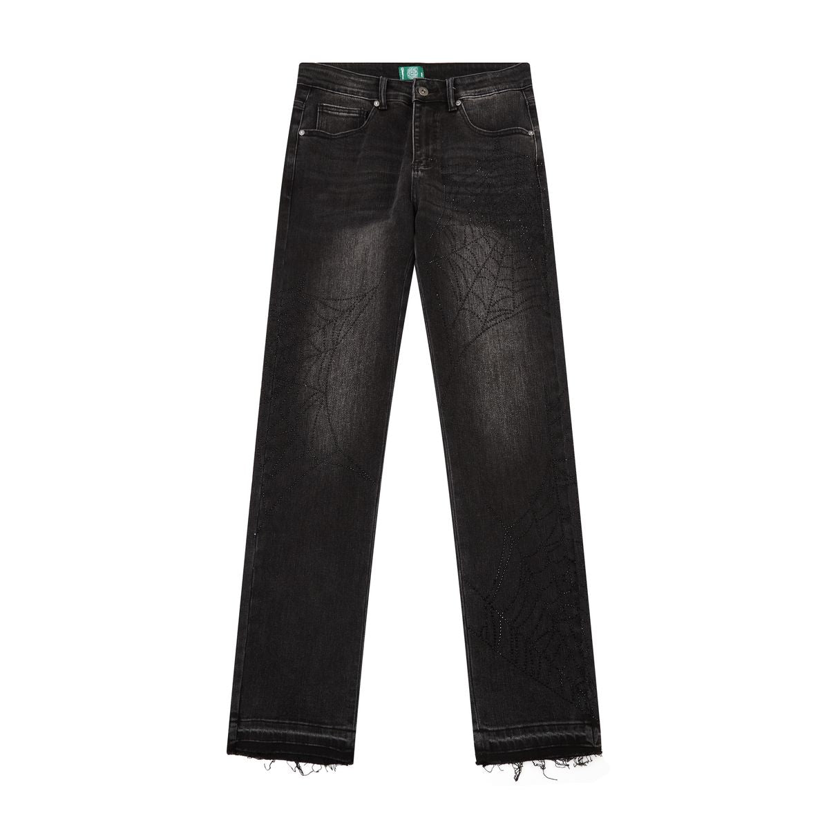 Broken Web Denim Black