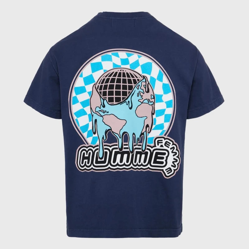Homme Femme HF Global Tee Navy