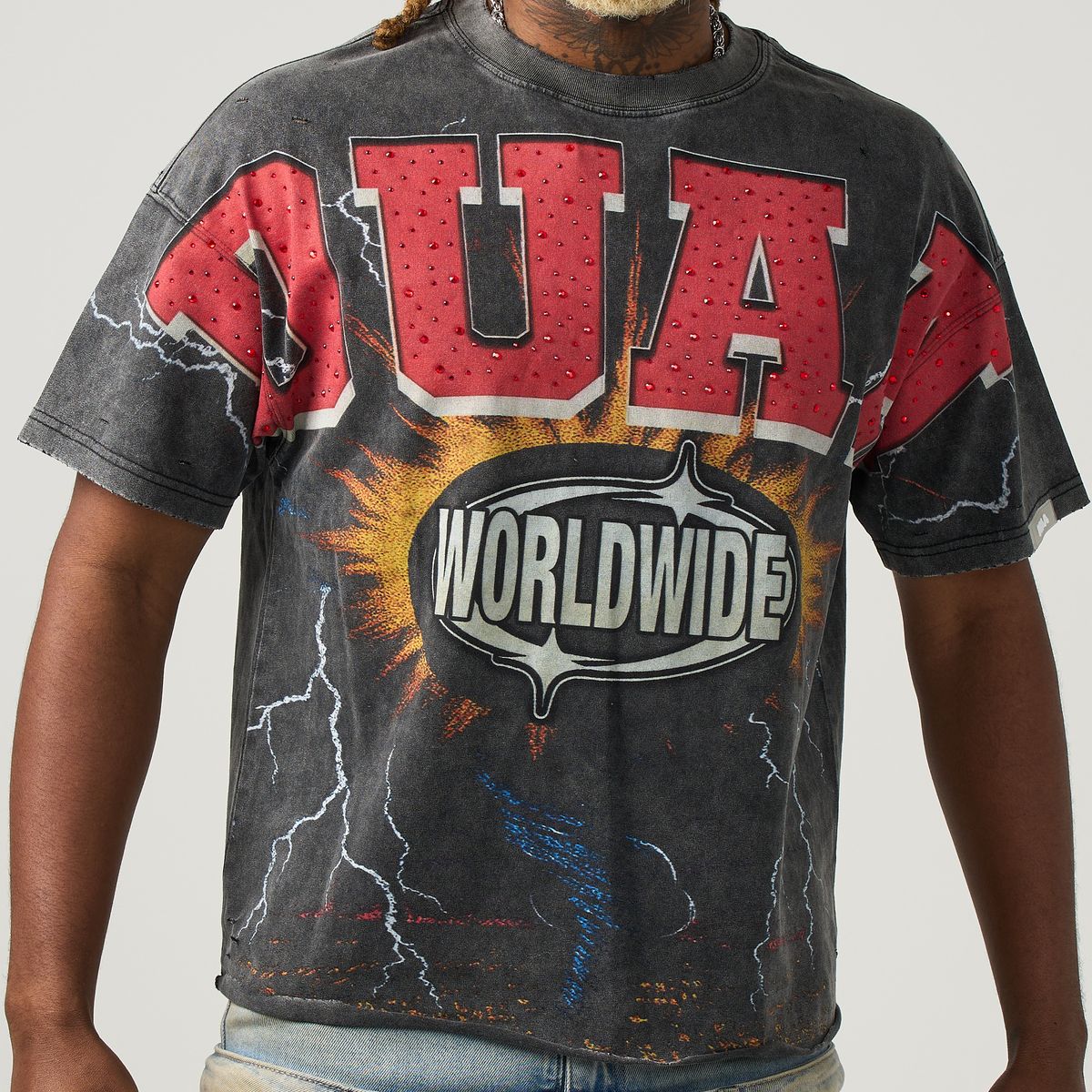 Worldwide Tee Shirt Grey