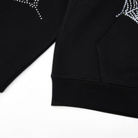 Broken Web Hoodie Black
