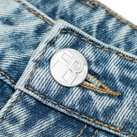 Patchwork Denim Blue Wash