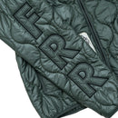 Nylon Quilted Zip Jacket Olive