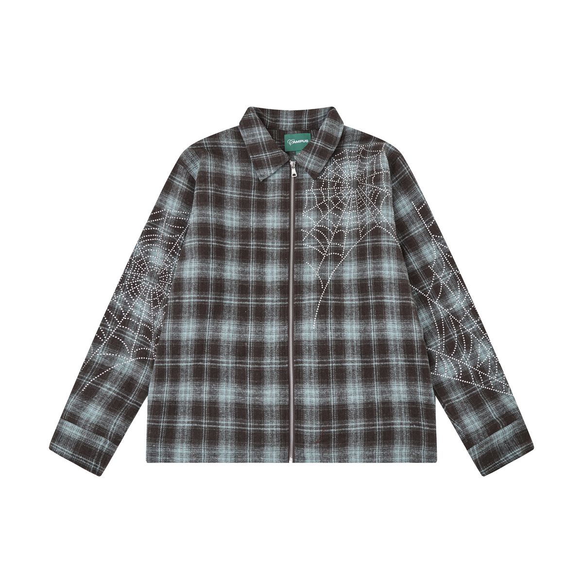 Broken Web Flannel Jacket