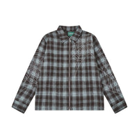 Broken Web Flannel Jacket