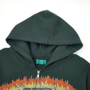 Saint & Sinner Zip Up Hoodie Green
