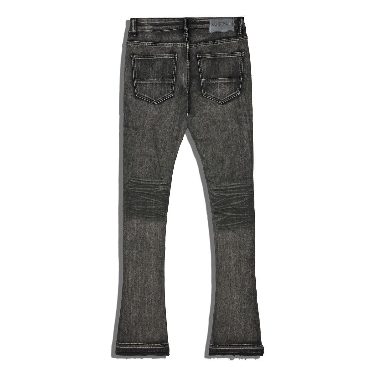 David Flare Jeans Washed Black