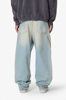 West Double Knee Denim Blue Wash