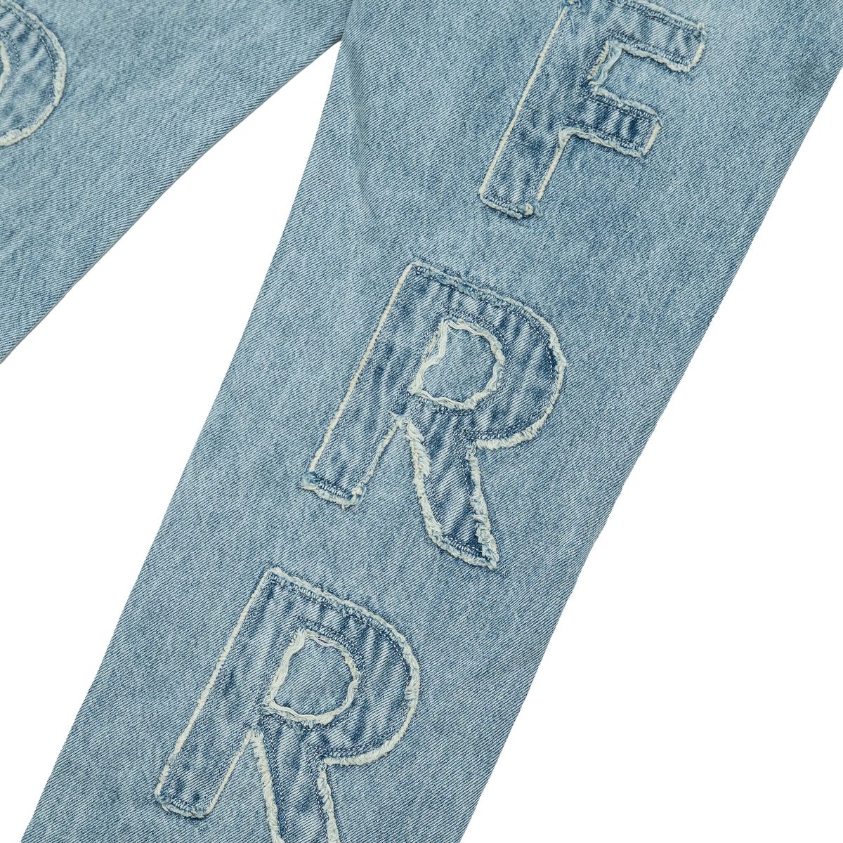 Patchwork Denim Blue Wash