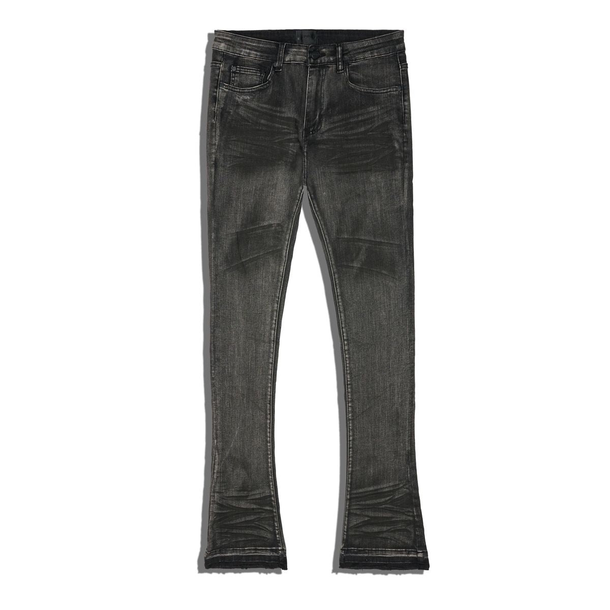 David Flare Jeans Washed Black