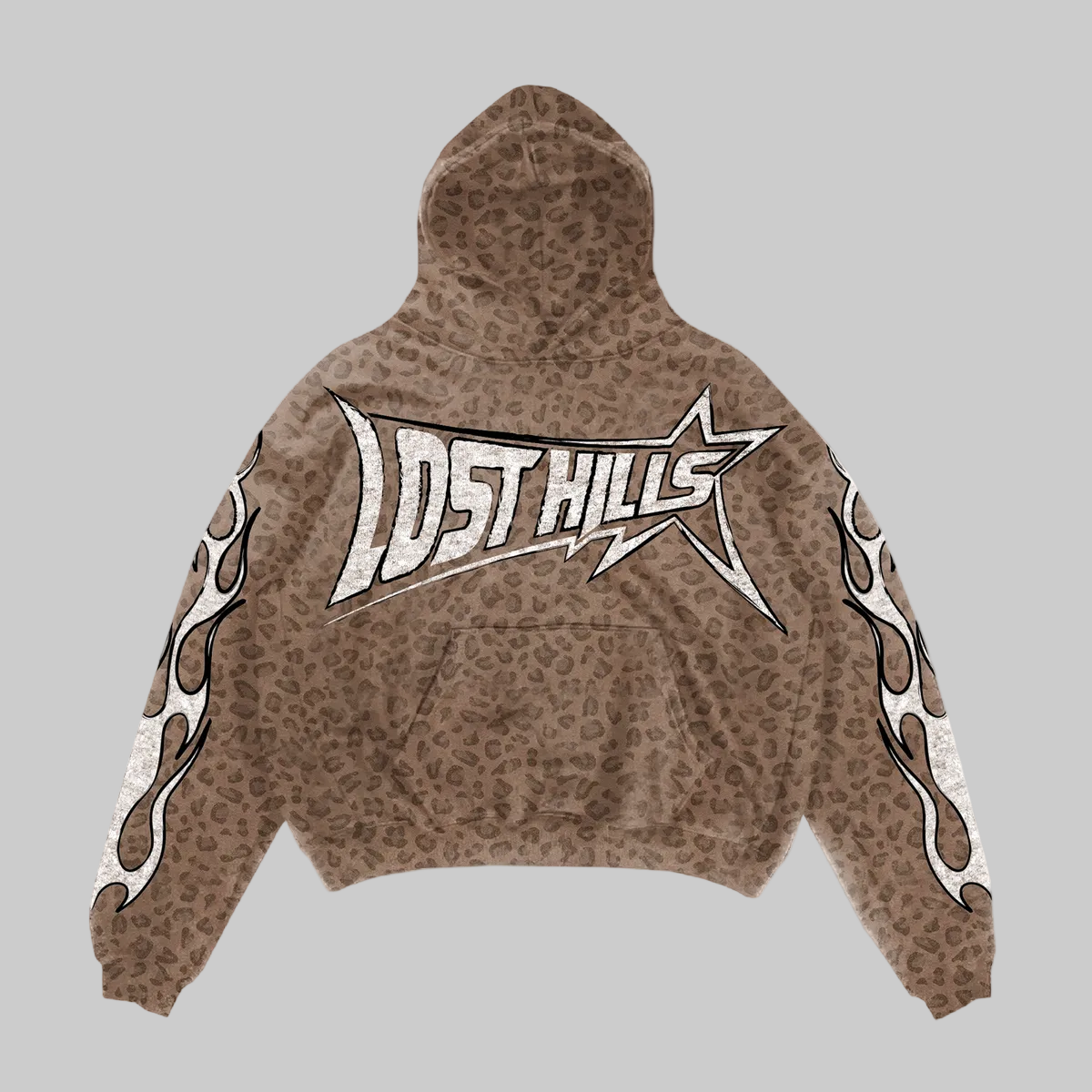 LH6014 Hoodie Leopard - Heavyweight Animal Print Hoodie | Lost LH6014 Hoodie Leopard - Heavyweight Animal Print Hoodie | Lost